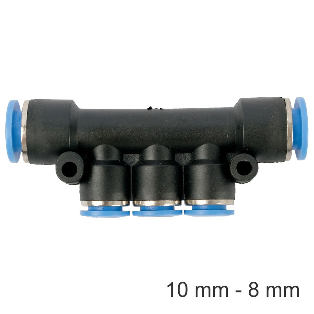 Pu Hose Fitting Manifold 10mm-8mm
