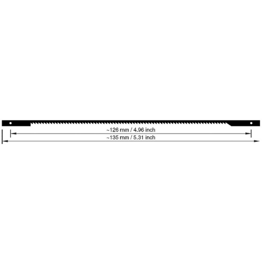 Scroll Saw Bl.15tpi W/pins 6/pack