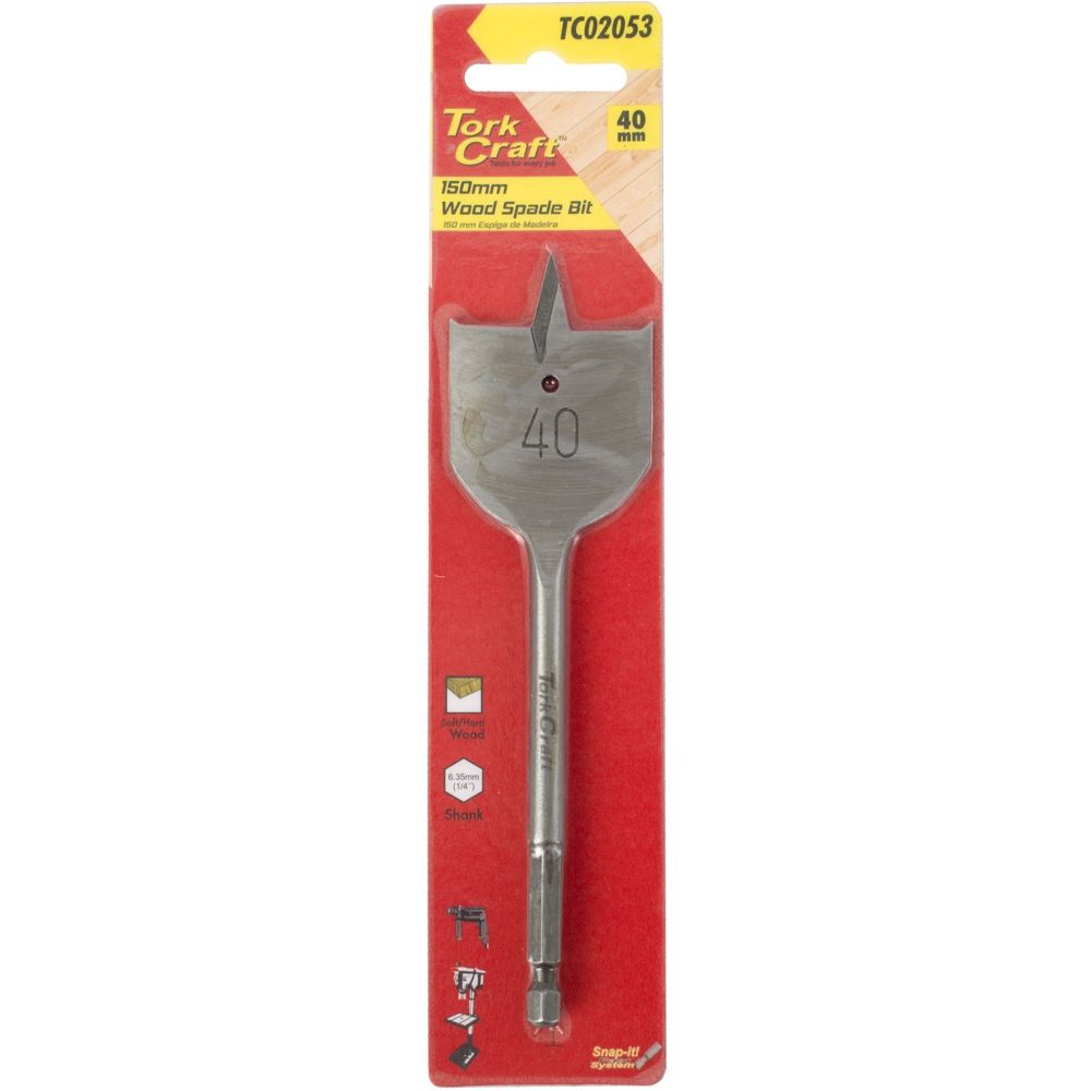 Spade Bit 40mm 150mm