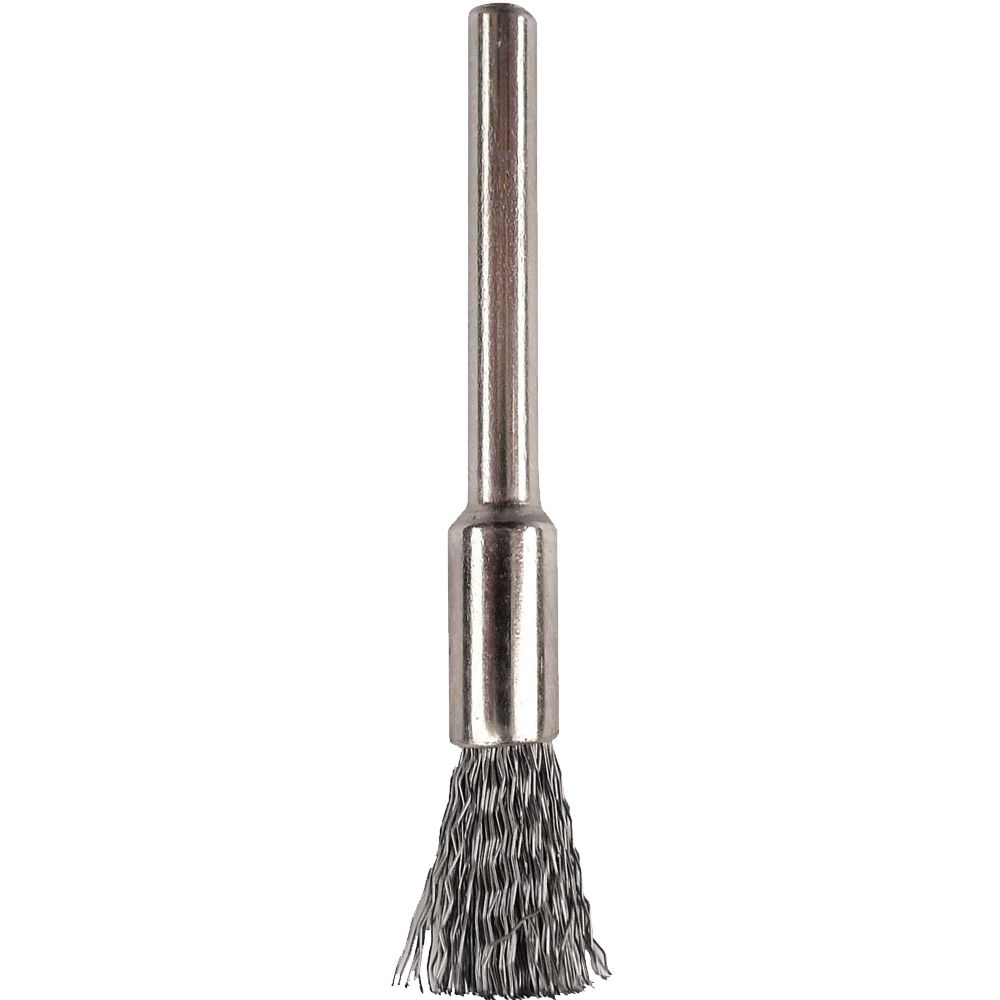 Mini Carbon Steel Brush 5.0mm End 3.2mm Shank
