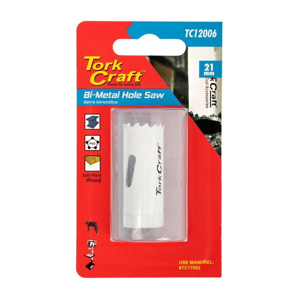Hole Saw Bi-metal 21mm