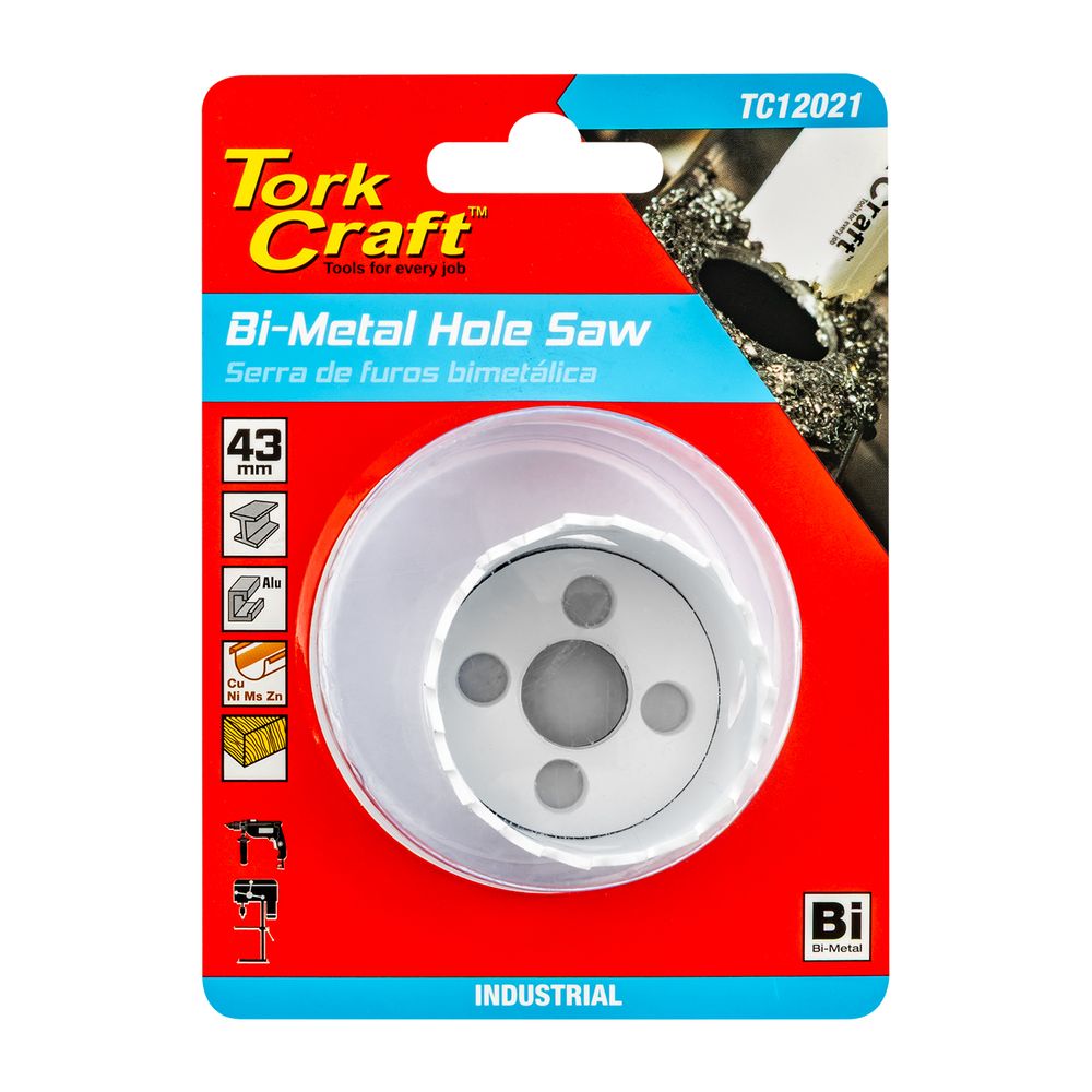 Hole Saw Bi-metal 43mm