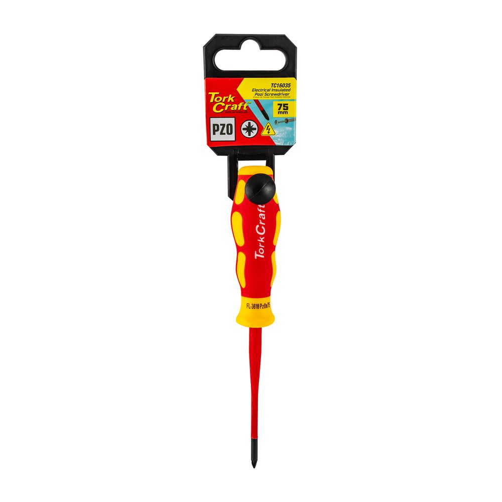 Screwdriver Insulated Poz1.no.0 X75mm Vde