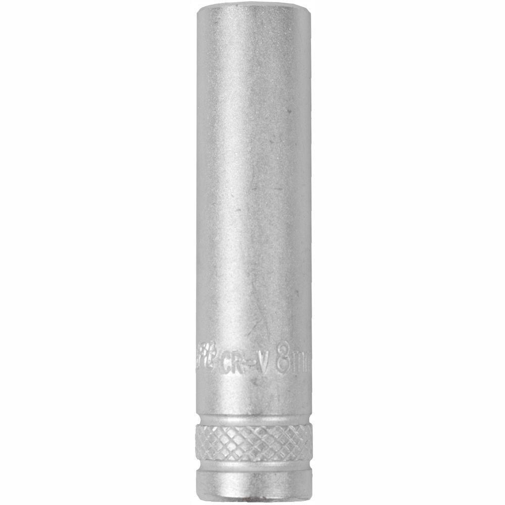 Socket 8mm 1/4' Dr Deep Socket Crv 12 Point