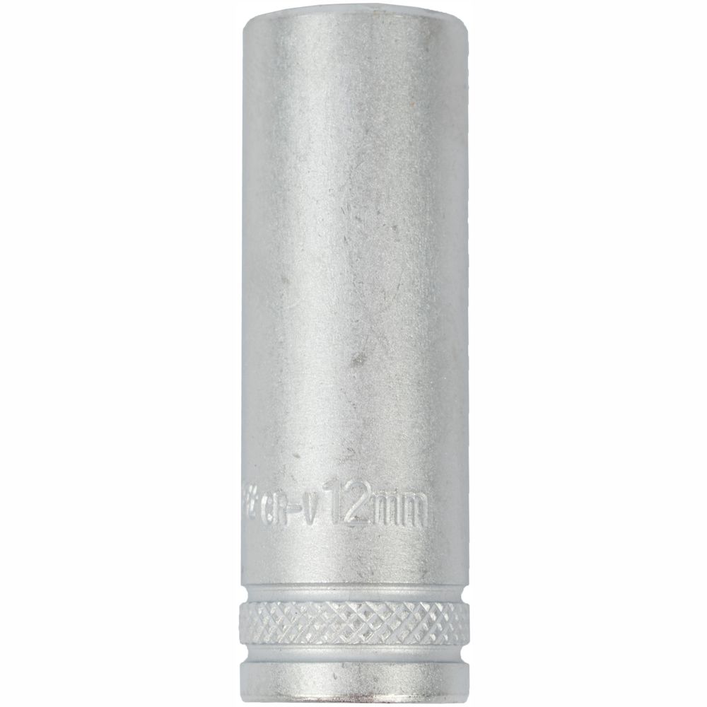 Socket 12mm 1/4' Dr Deep Socket Crv 12 Point