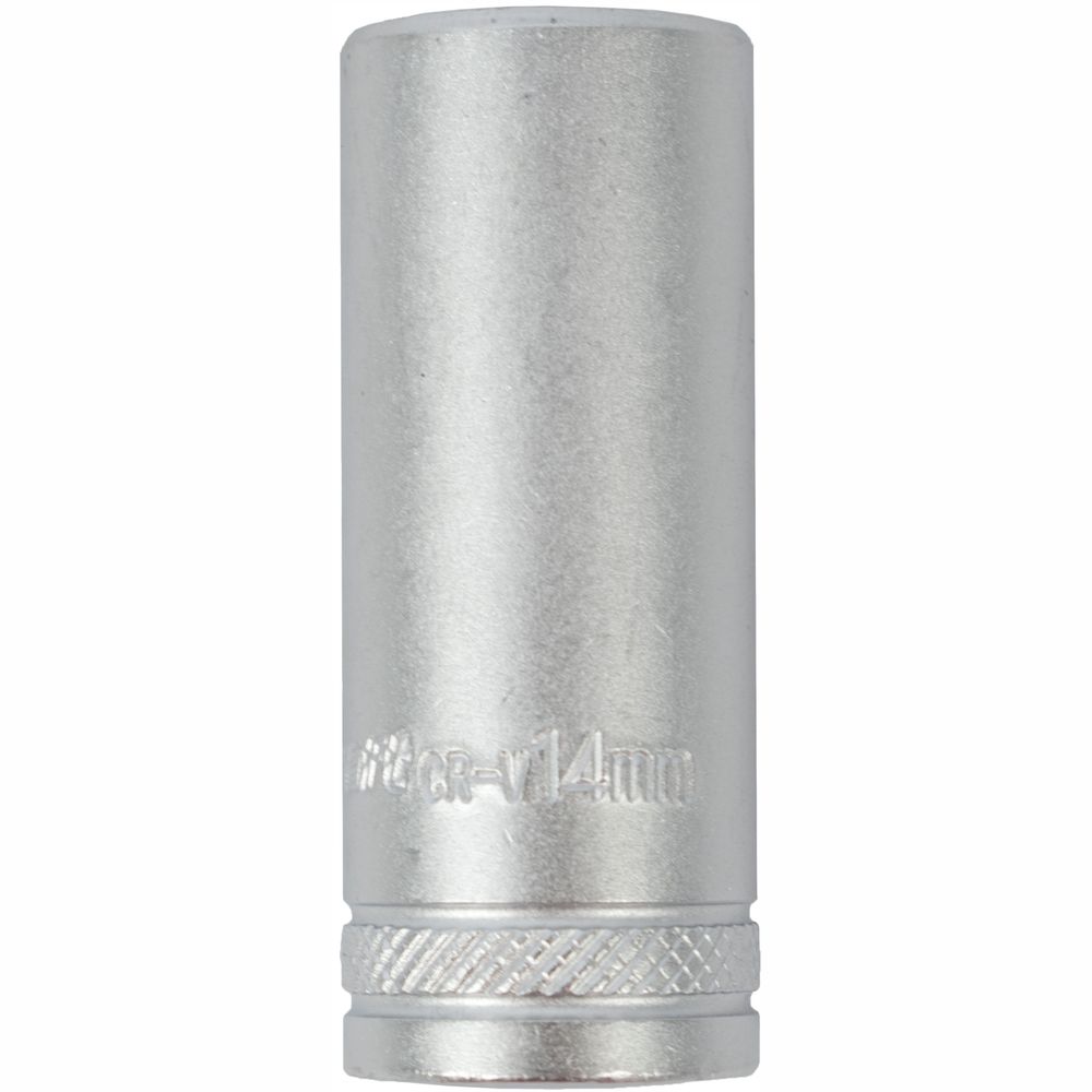Socket 14mm 1/4' Dr Deep Socket Crv 12 Point