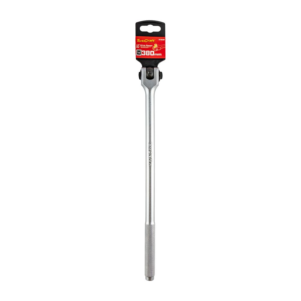 Power Bar 1/2'm Drive 380mm Swivel Head Steel Handle Socket