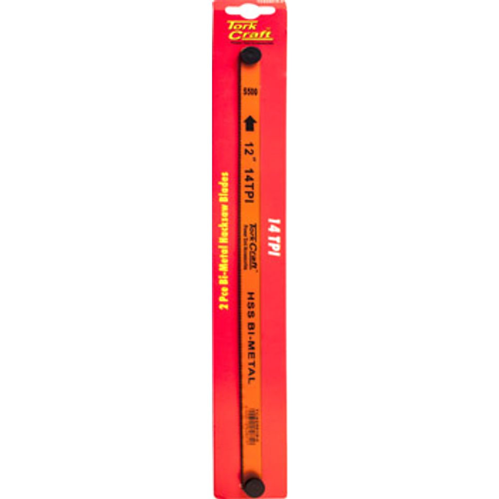 2pc Hacksaw Blade Bi-metal 14tx300 Hanging Card
