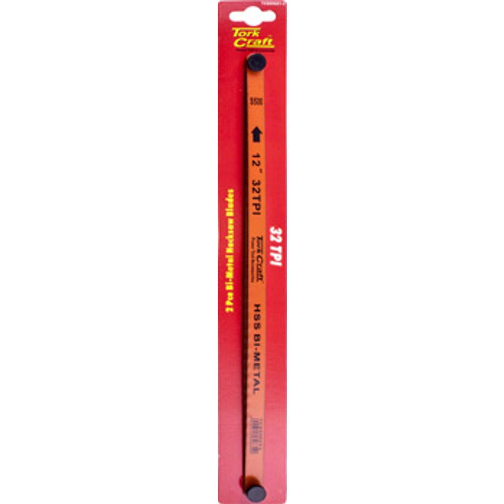 2pc Hacksaw Blade Bi-metal 32tx300 Hanging Card