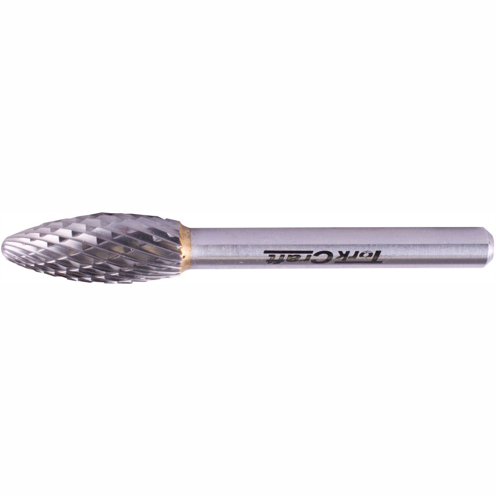 Rotary Burr Tungsten 10x25x6mm Round Point