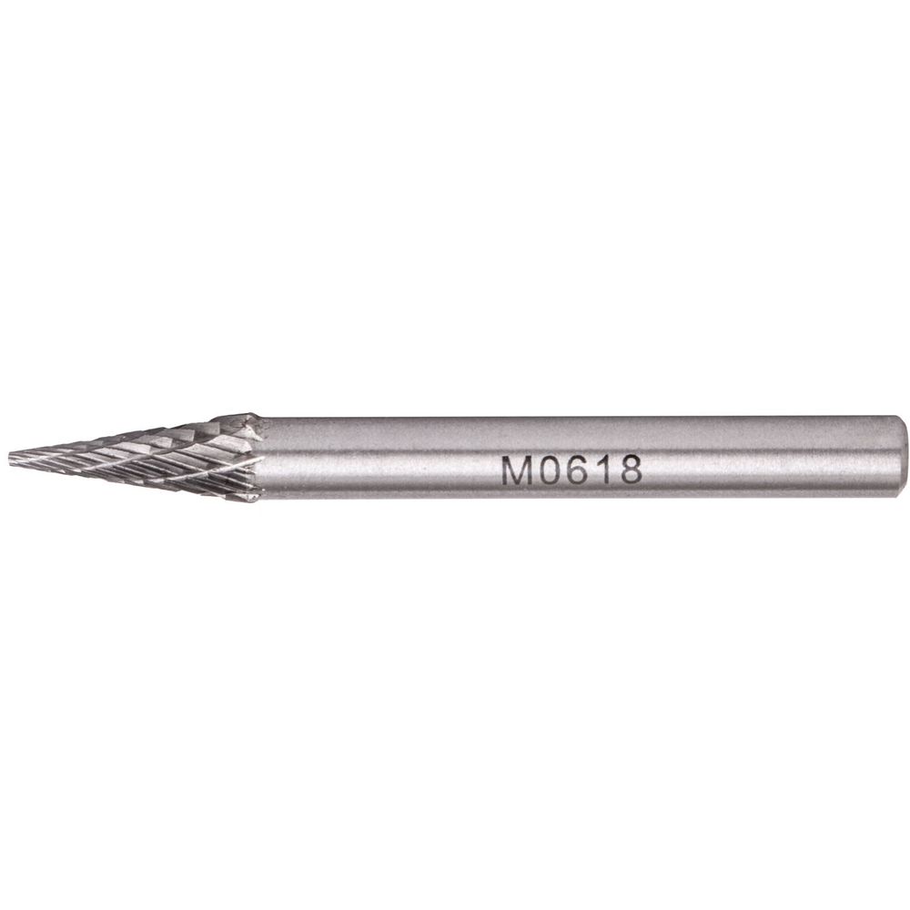 Rotary Burr Tungsten 6x18x6mm Conical Straight