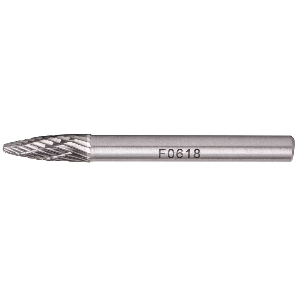 Rotary Burr Tungsten 6x18x6mm Round Point