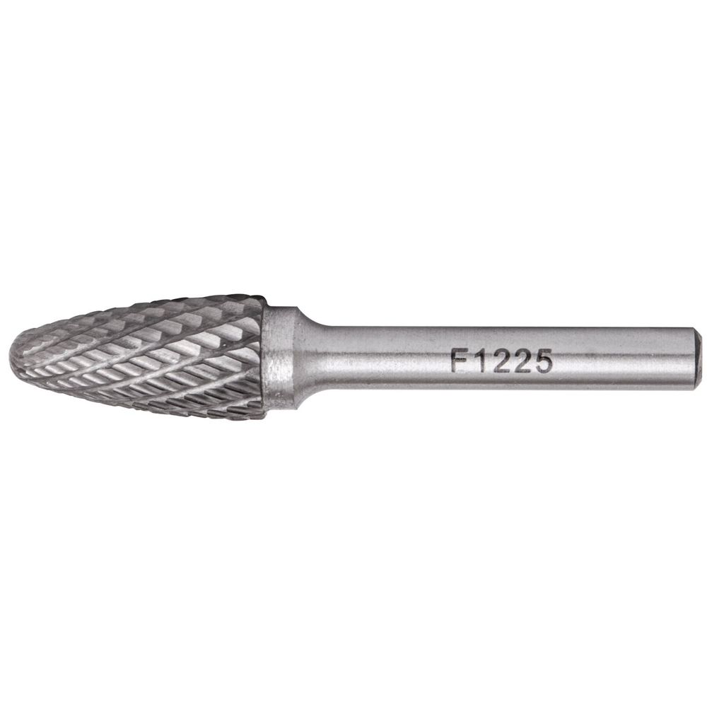Rotary Burr Tungsten 12x25x6mm Conical Round Point