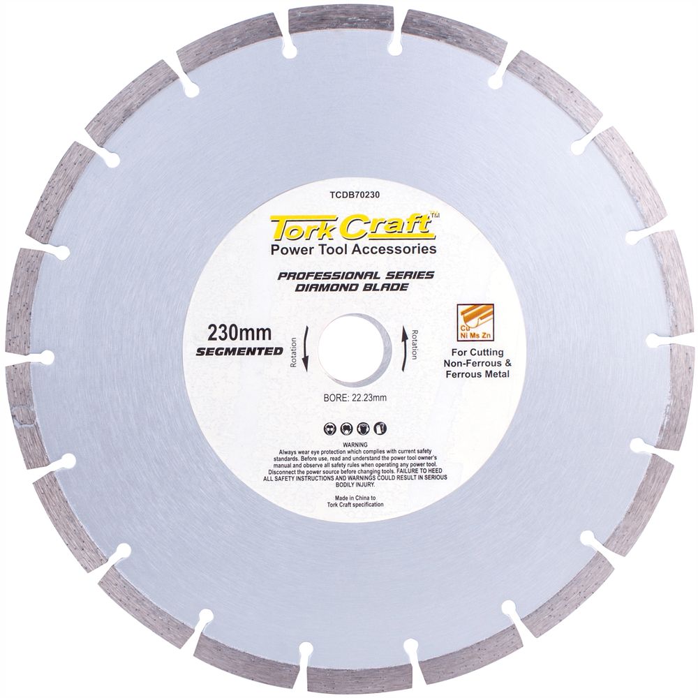 Diamond Blade Seg.230x22.23mm Metal Cutting