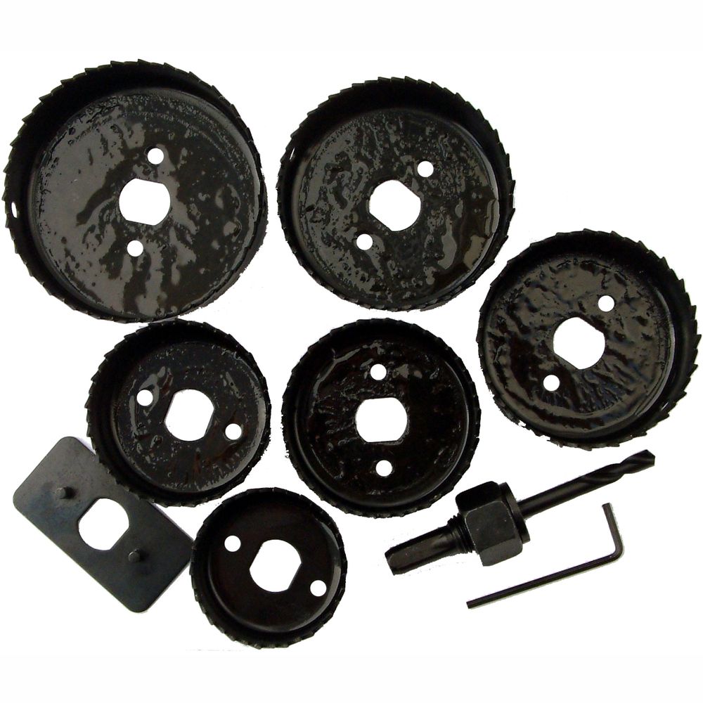Downlighter Holesaw Set 6pce 51 60 64 72 75 86