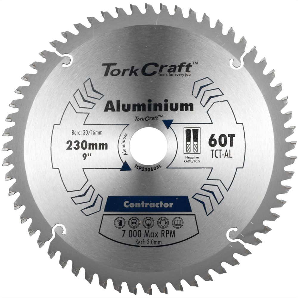 Blade Contractor Alum 230 X 60 30-16 Circular Saw Tct
