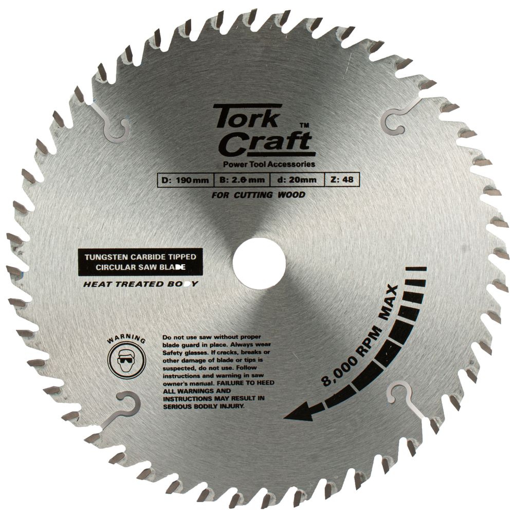 Blade Tct 190 X 48t 30/20/16 Tcg Positive Profesional Industrial