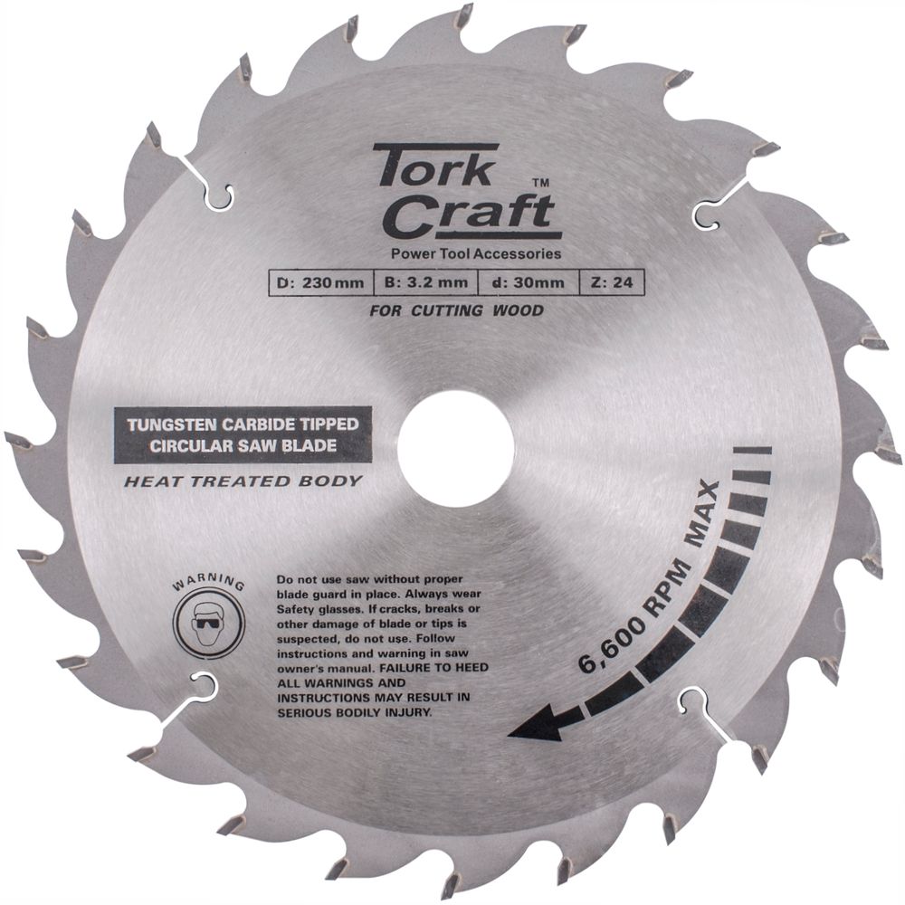Blade Tct 230 X 24t 30/1/20 Atb Positive Profesional Industrial
