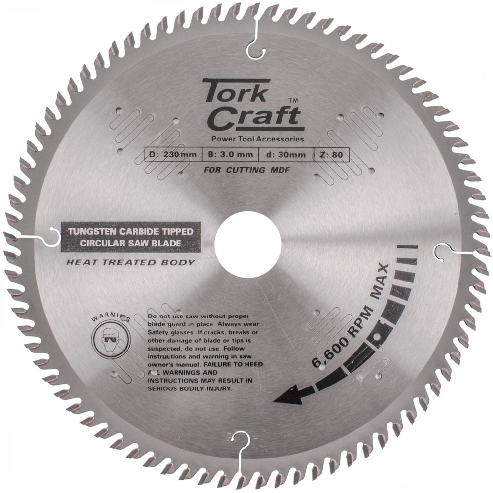 Blade Tct 230 X 80t 30/1/16 Tcg Positive Profesional Industrial
