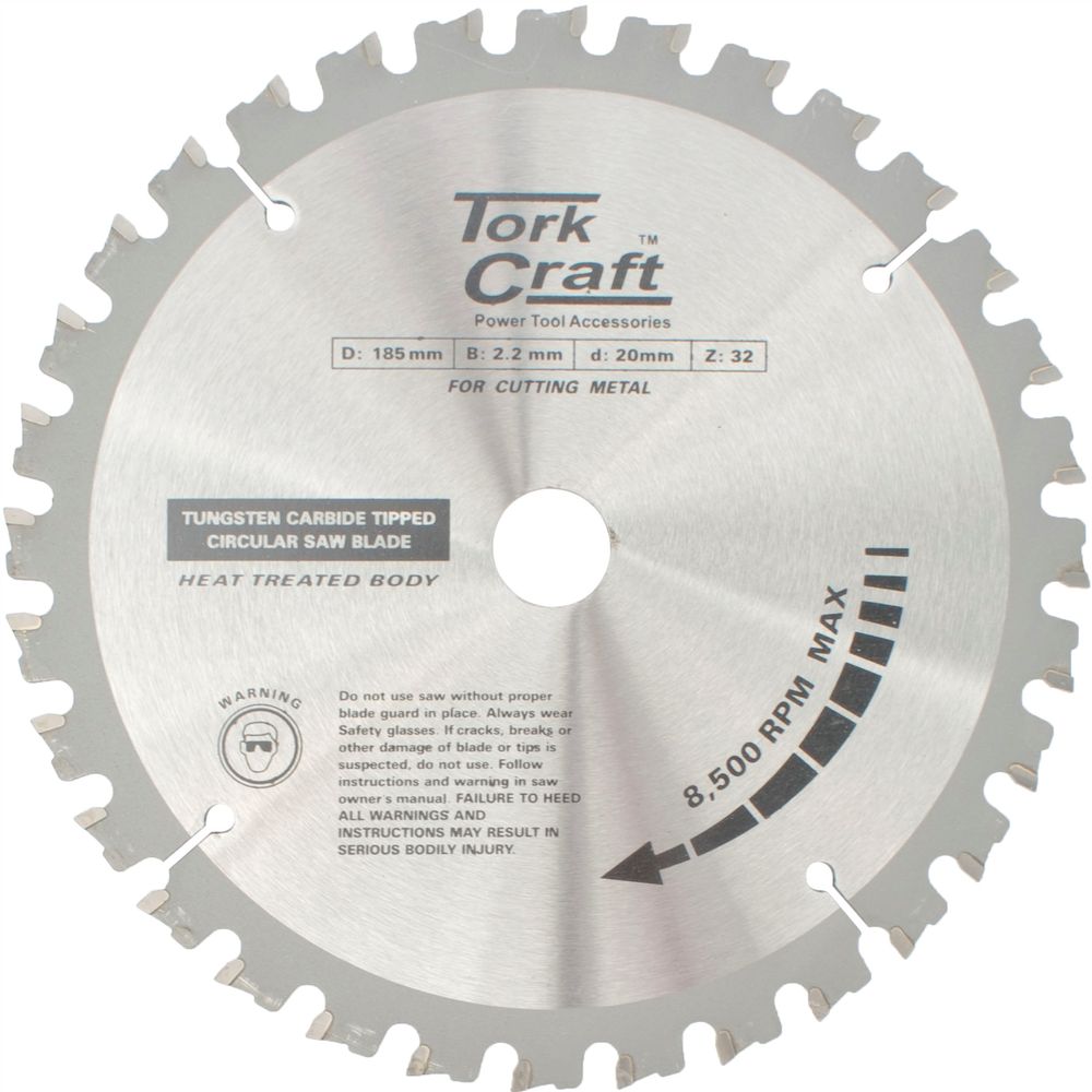 Tct Blade Steel Cutting. 185x32t 20/16