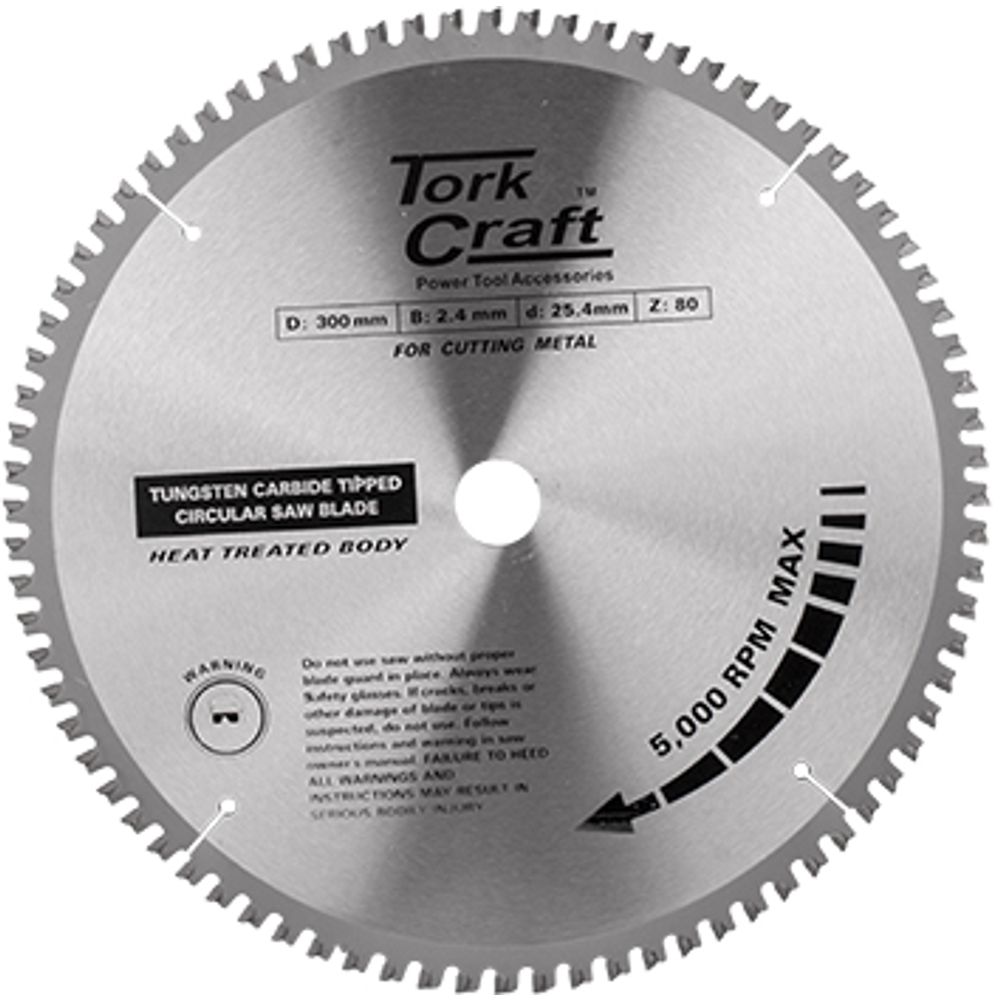 Tct Blade Steel Cutting. 300 X 80t 25.4 Bore