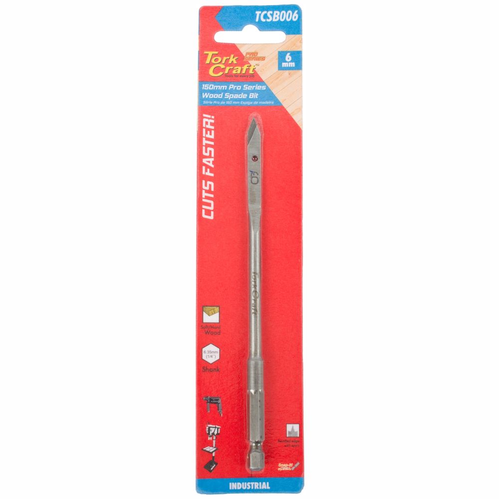 Spade Bit Pro Series 6mm X 150mm