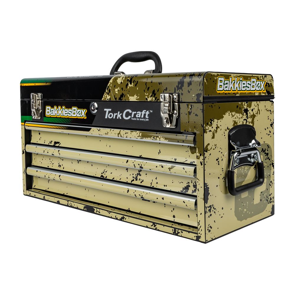 Tool Box 154 Pce 3 Drawer & Top Tray Limited Edition Track Box Bakkies