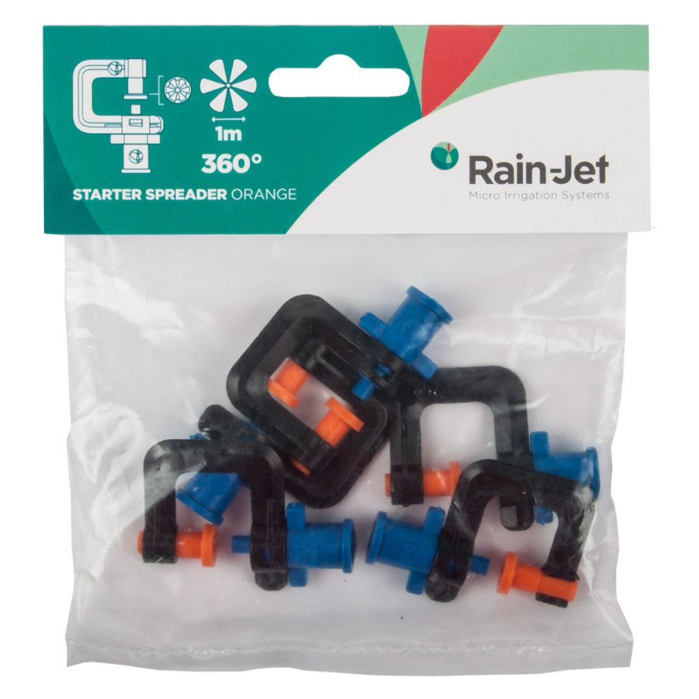 MICRO RAINJET 5XHEAD SPREADER ORNG