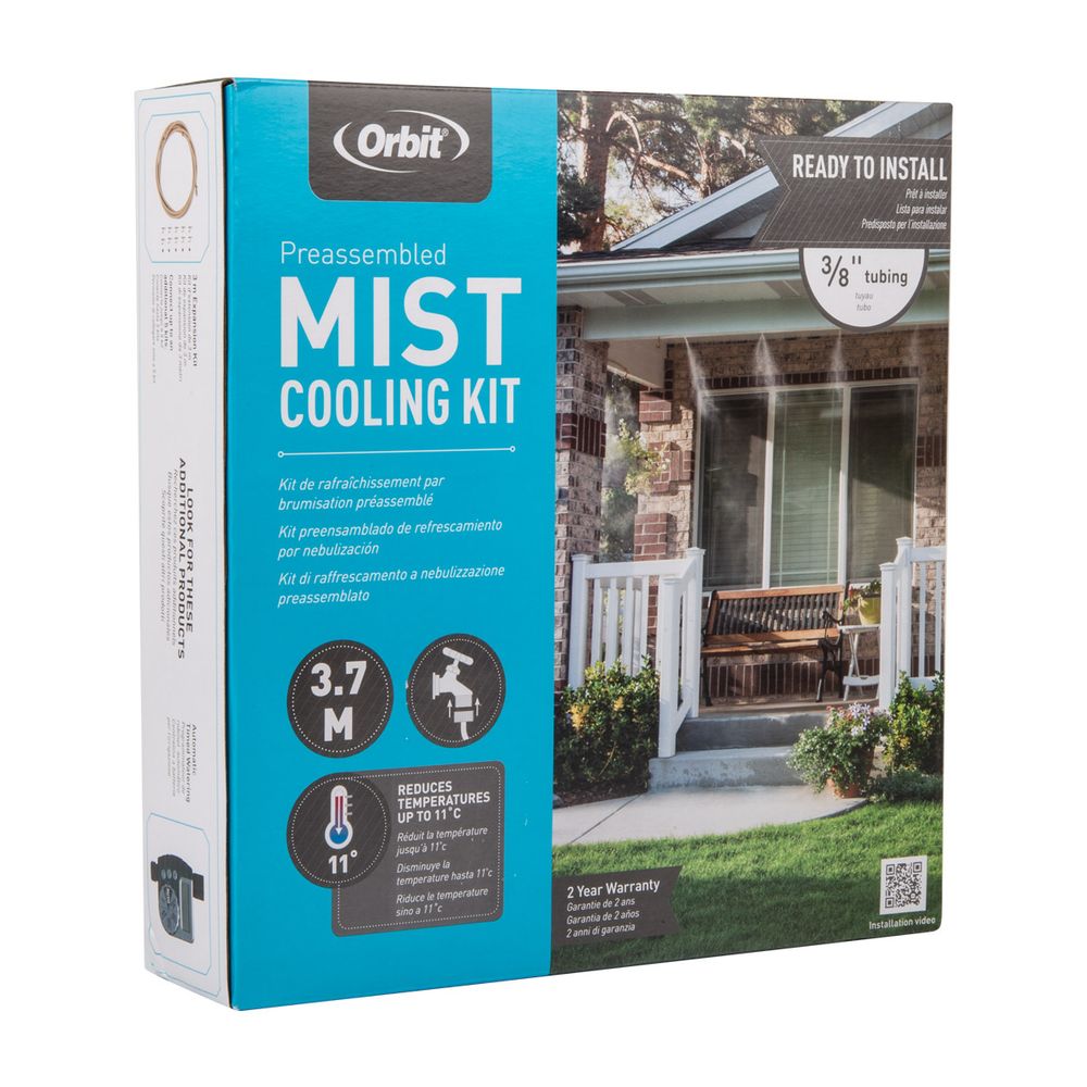 ORBIT Mist Cooling Kit Outdoor 3/8inch 3.7m