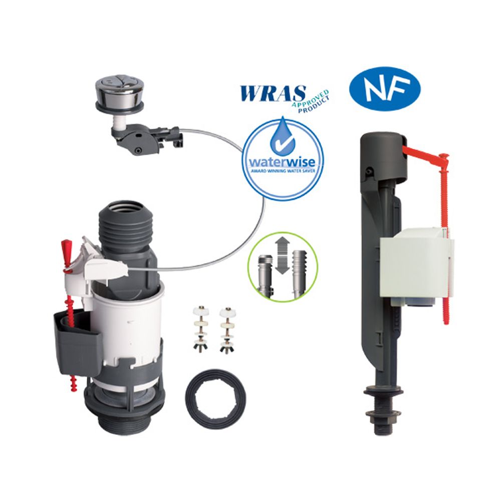 WIRQUIN Mechanism C/c Dual Flush Bibo Mw2ejf