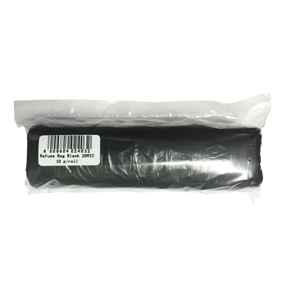 Refuse Bag Black 20mic 10 Per Pack