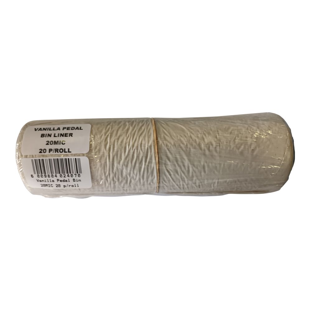 PEDLE BIN BAG VANILLA 20MIC 20 PER PACK