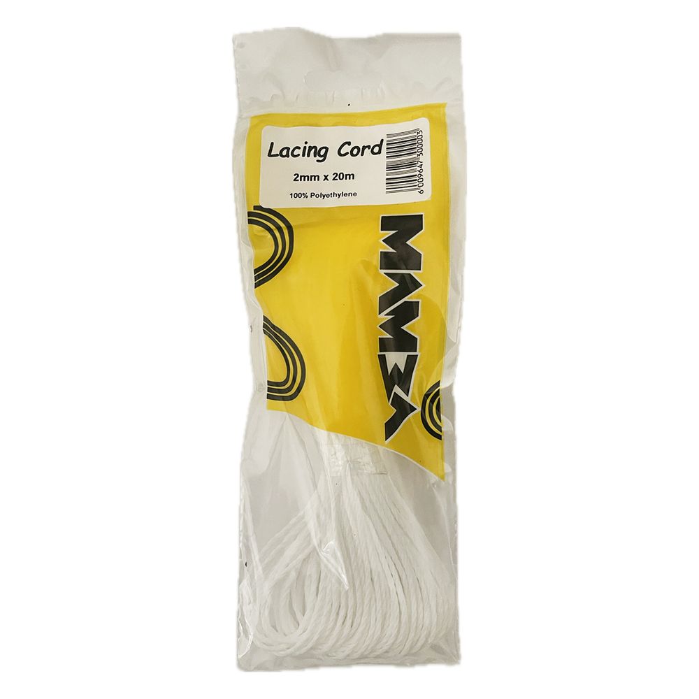 MAMBA LACING CORD 2.00MM WHITE 40G 20M