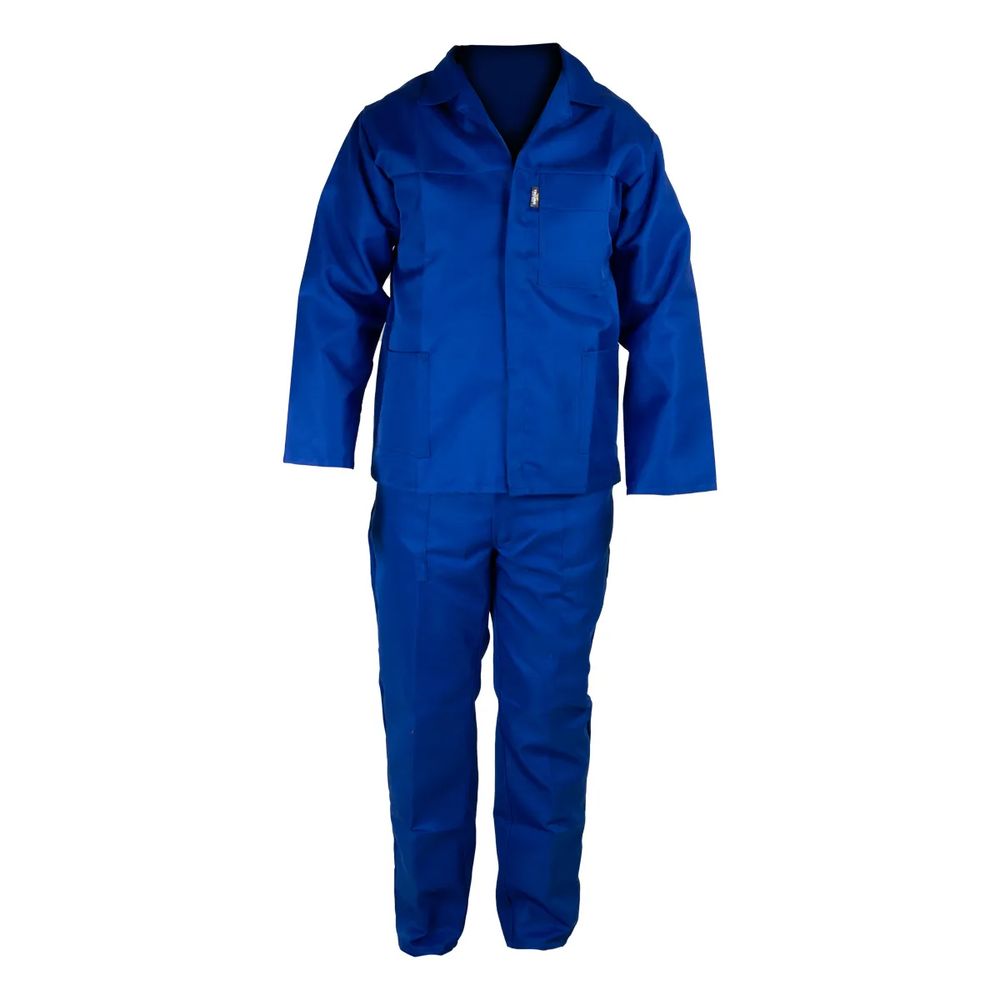 OVERALL BLUE ECONO 2 PCE SIZE 36 CHEST 32 WAIST