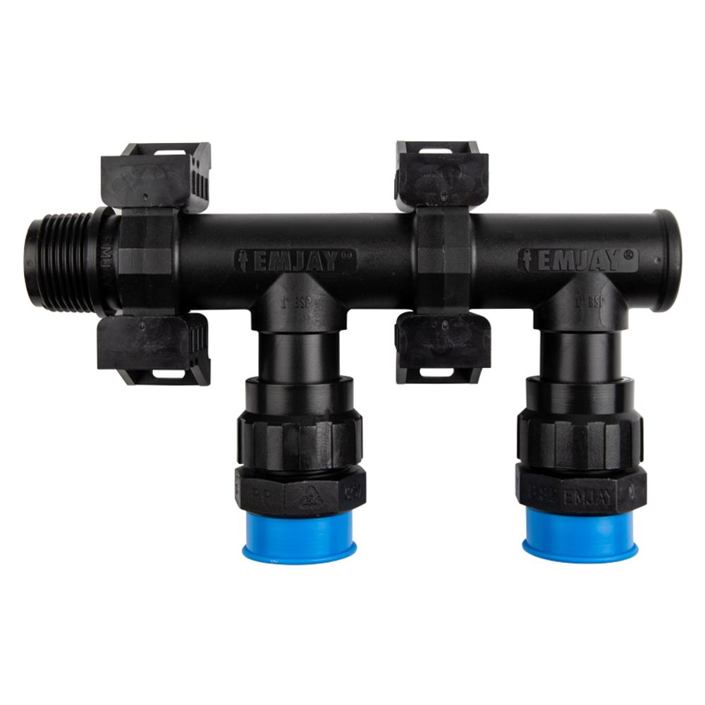 EMJAY Manifold Pvc Assembled 2 Station