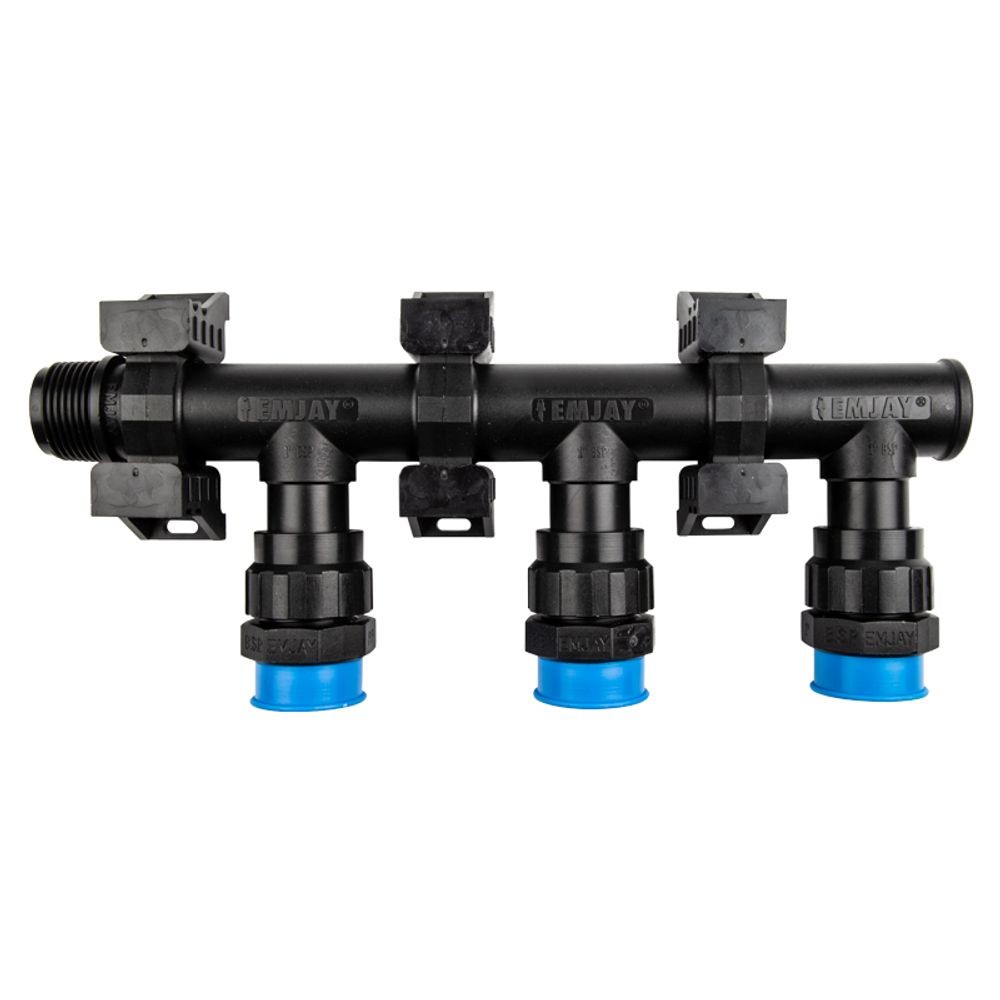 EMJAY Manifold Pvc Assembled 3 Station