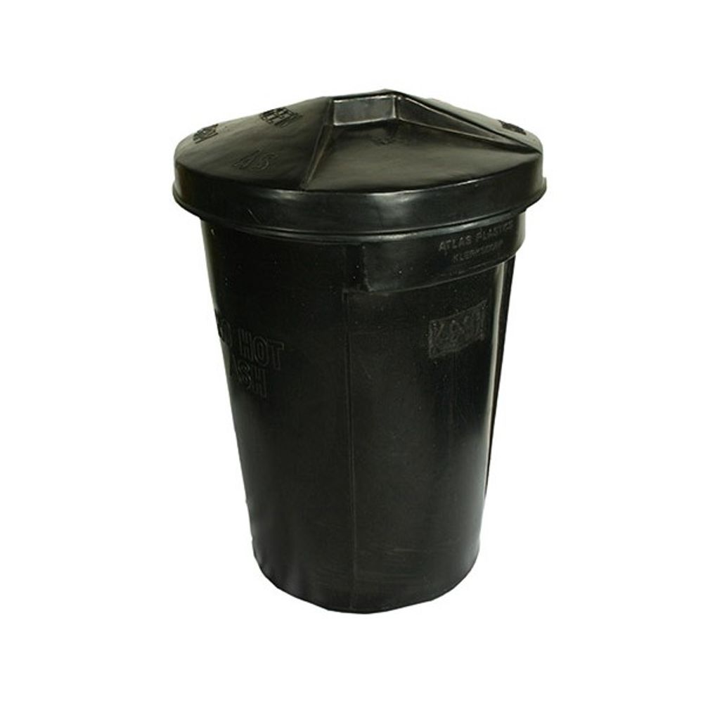Refuse Bin Plastic With Lid 85l