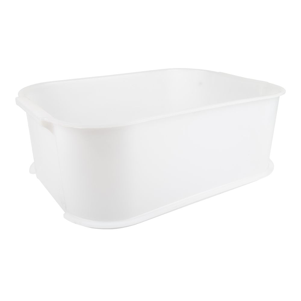Meat Tray Virgin Small 495mmx350mmx178mm 22l White