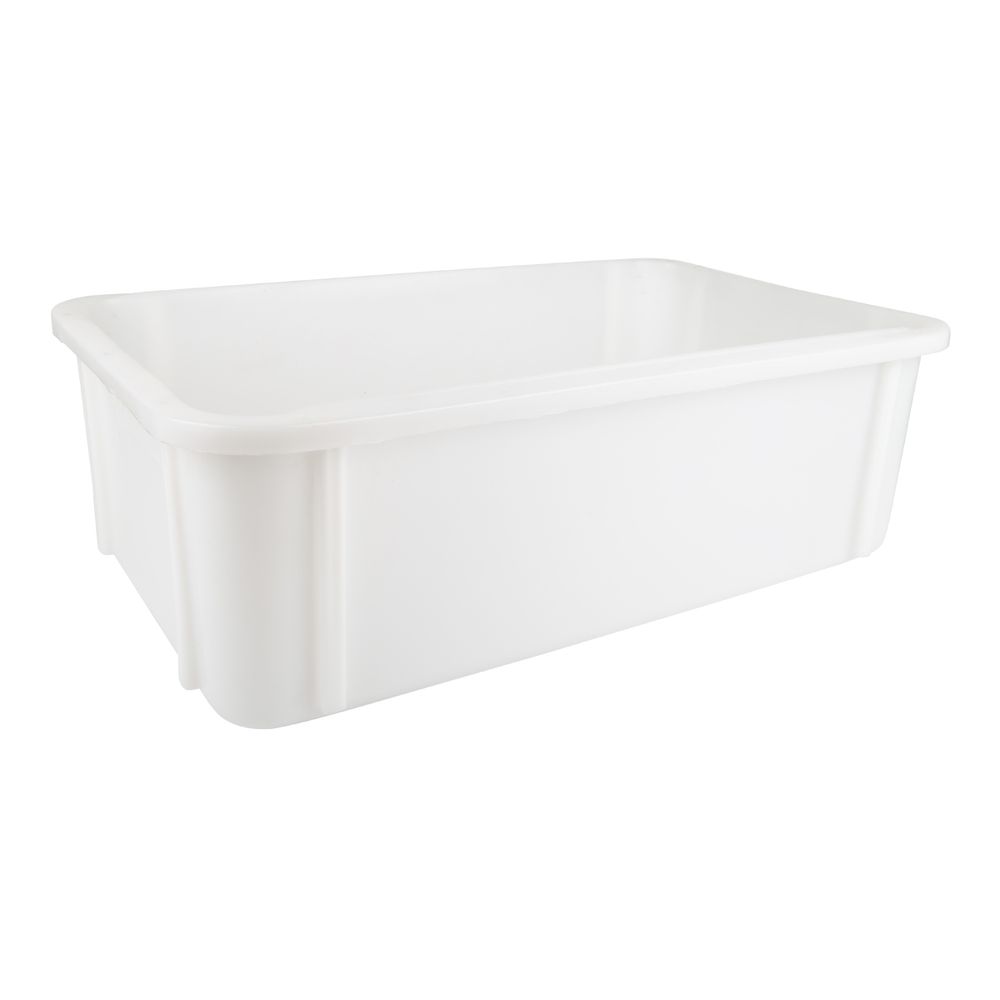 Meat Tray Virgin Medium 648mmx384mmx209mm 37l Whit