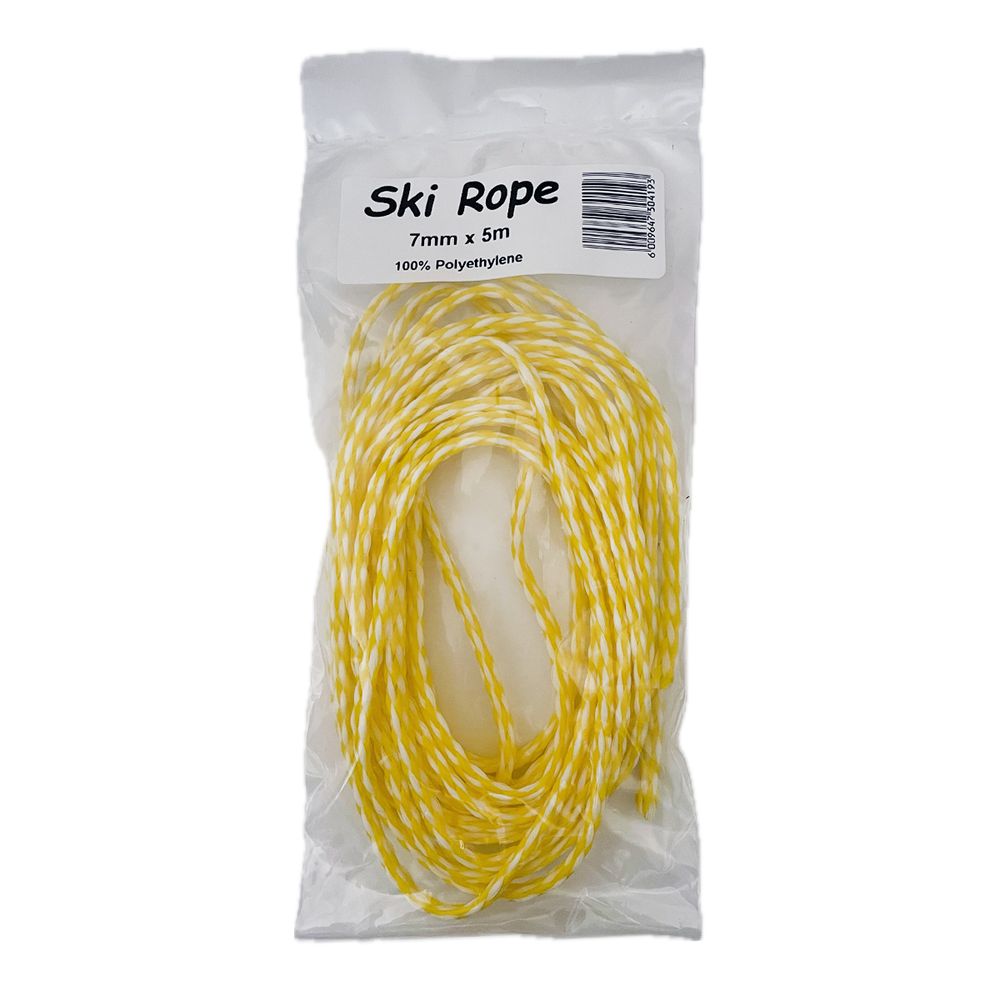 ROPE SKI ROPE HANK 7MM 5M 50/50 CLEAR PACK