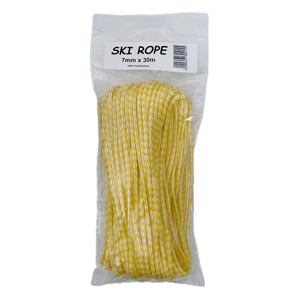 ROPE SKI ROPE HANK 7MM 30M 50/50 CLEAR PACK