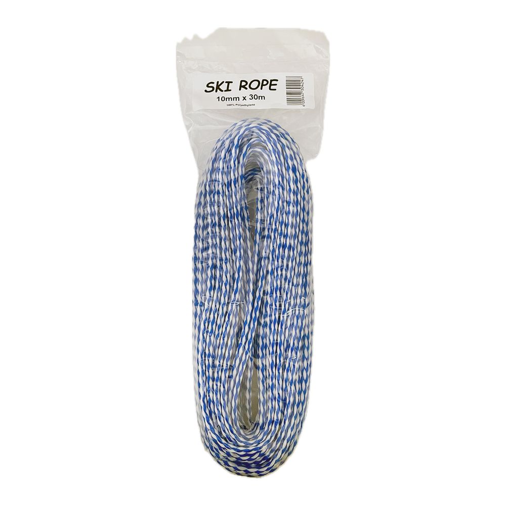 ROPE SKI ROPE HANK 10MM 30M 50/50 CLEAR PACK