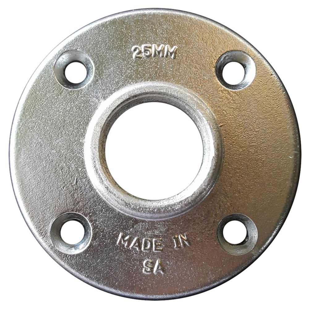 FLANGE ALUMINIUM NON SABS THREAD 25MM PIPE OD 32M