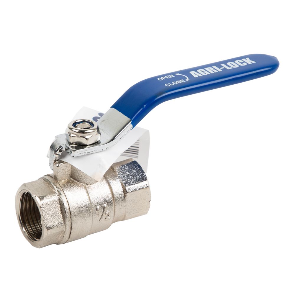 Agri Lock Ball Valve Full Bore Zinc Aly 16bar 15mm