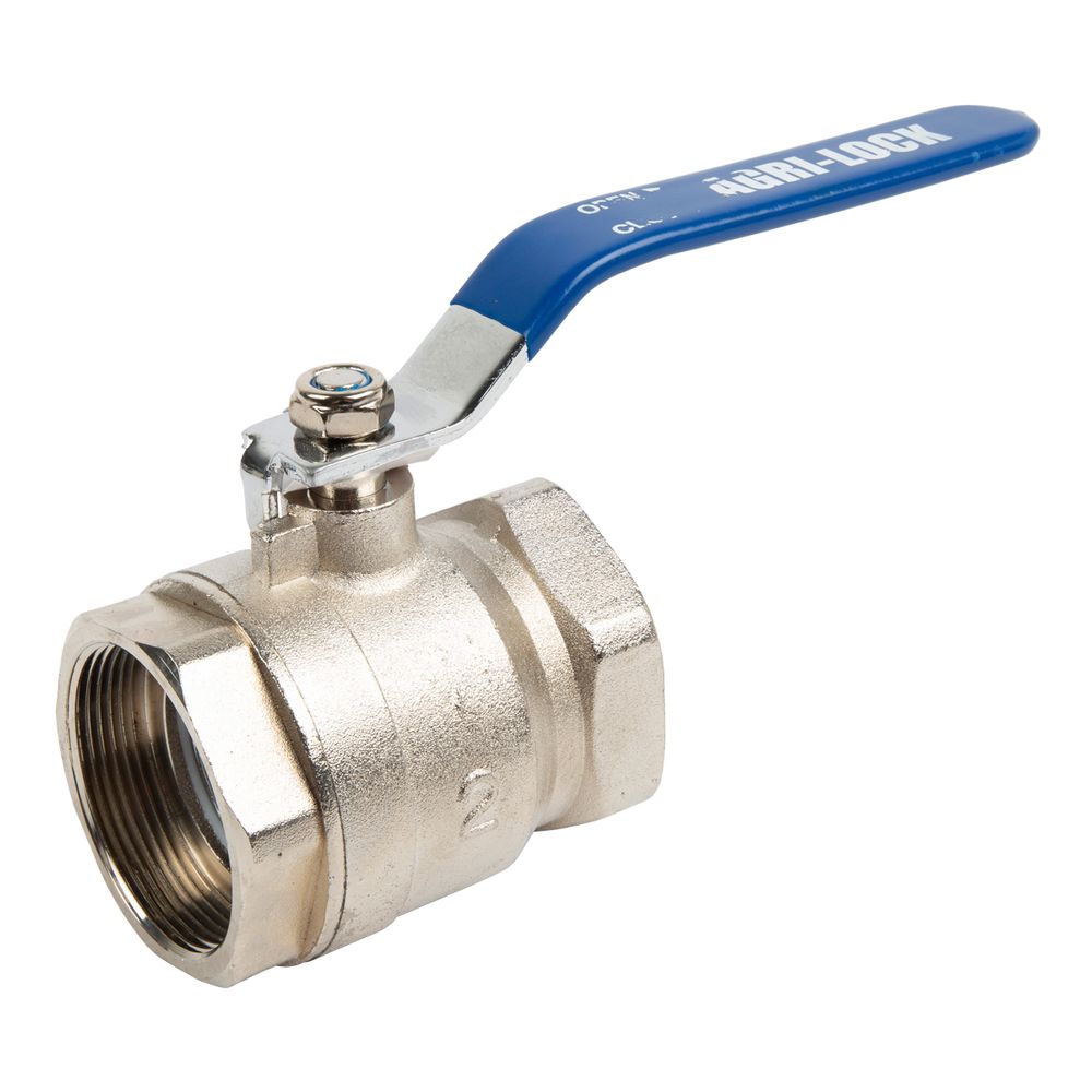 AGRI LOCK BALL VALVE FULL BORE ZINC ALY 16BAR 50MM