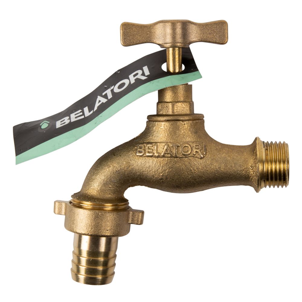 Tap Brass Hose Bib H/duty BELATORI 15mmx3/4inch