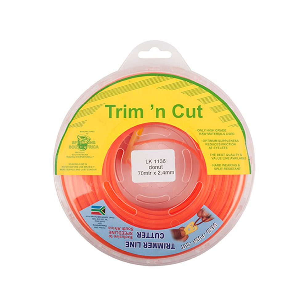TRIM N CUT TRIMMER LINE 2.00MM 120M DONUT