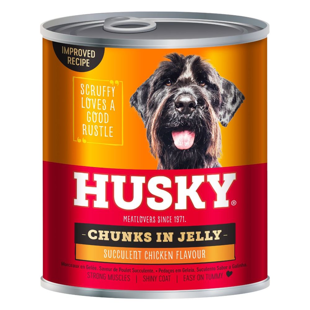 HUSKY CHUNKS IN JELLY CHICKEN 775G