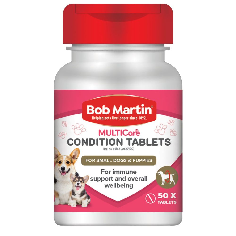 Bob Martin Pet Condition Tablets Small Dog 50pk