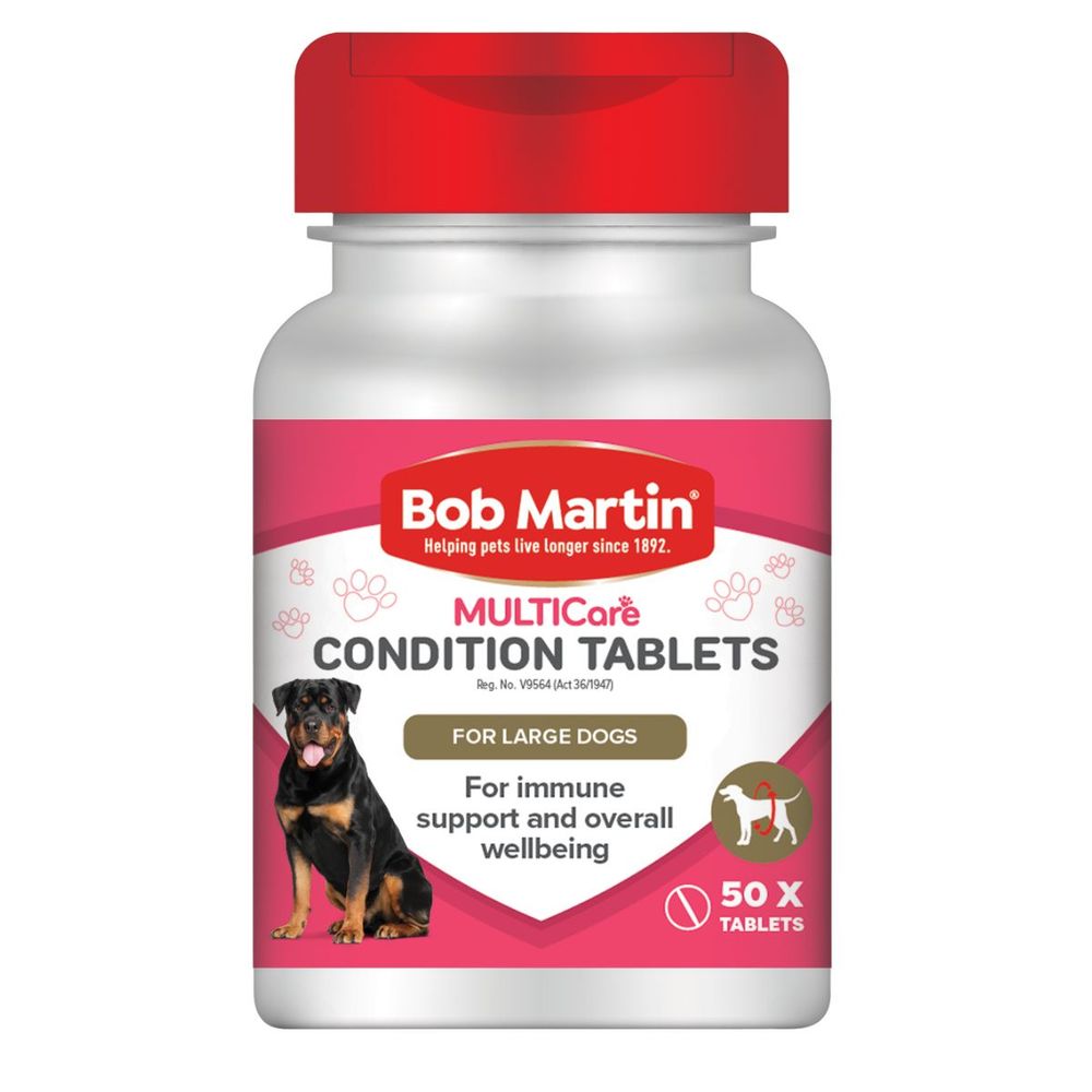 Bob Martin Pet Condition Tablets Large Dog 50pk